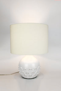 White Artichoke Lamp