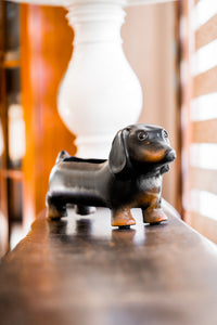 Ceramic Dachshund (Black)