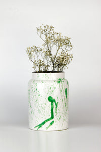 Splatter Paint Art Jar