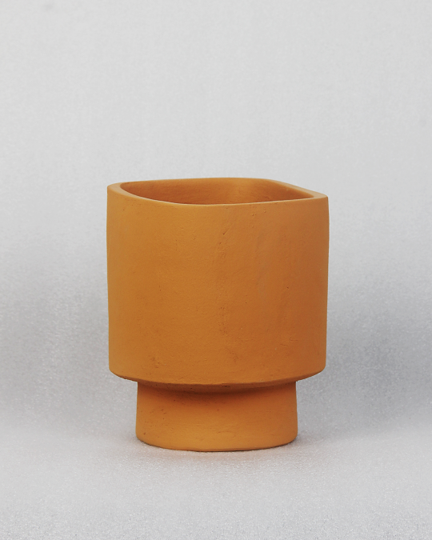 Terracotta Quadrado Mini Vase