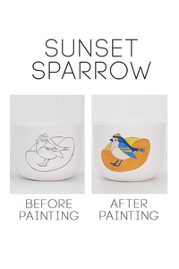 Paint By Numbers: Sunset Sparrow